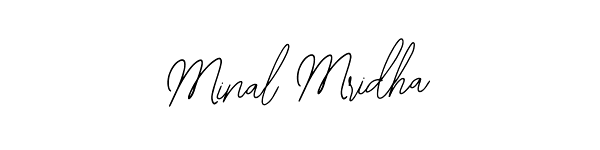 Bearetta-2O07w is a professional signature style that is perfect for those who want to add a touch of class to their signature. It is also a great choice for those who want to make their signature more unique. Get Minal Mridha name to fancy signature for free. Minal Mridha signature style 12 images and pictures png