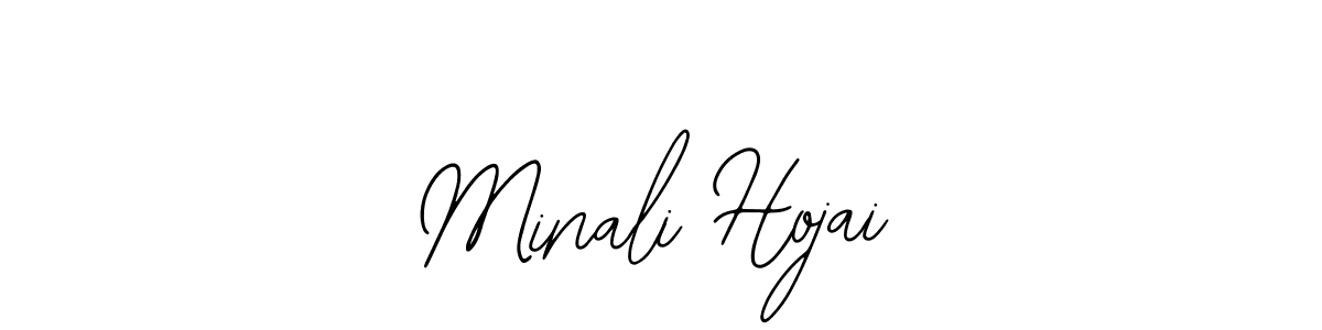 The best way (Bearetta-2O07w) to make a short signature is to pick only two or three words in your name. The name Minali Hojai include a total of six letters. For converting this name. Minali Hojai signature style 12 images and pictures png