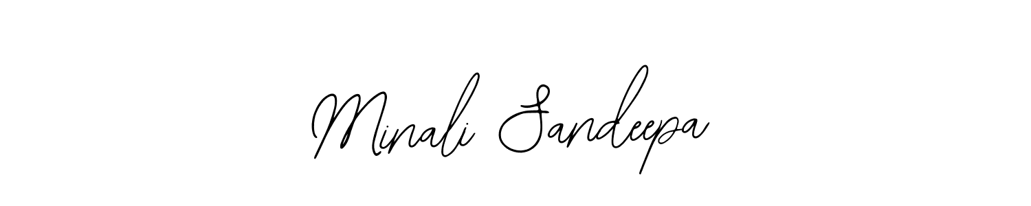 Make a beautiful signature design for name Minali Sandeepa. Use this online signature maker to create a handwritten signature for free. Minali Sandeepa signature style 12 images and pictures png