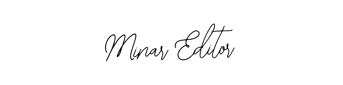 Check out images of Autograph of Minar Editor name. Actor Minar Editor Signature Style. Bearetta-2O07w is a professional sign style online. Minar Editor signature style 12 images and pictures png