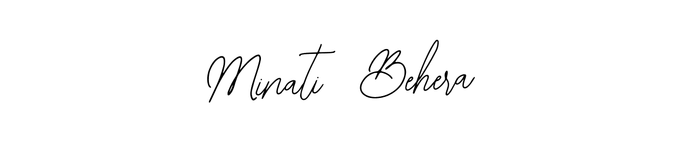 Minati  Behera stylish signature style. Best Handwritten Sign (Bearetta-2O07w) for my name. Handwritten Signature Collection Ideas for my name Minati  Behera. Minati  Behera signature style 12 images and pictures png