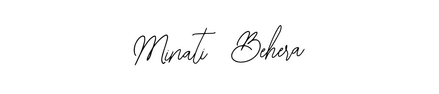 Minati  Behera stylish signature style. Best Handwritten Sign (Bearetta-2O07w) for my name. Handwritten Signature Collection Ideas for my name Minati  Behera. Minati  Behera signature style 12 images and pictures png