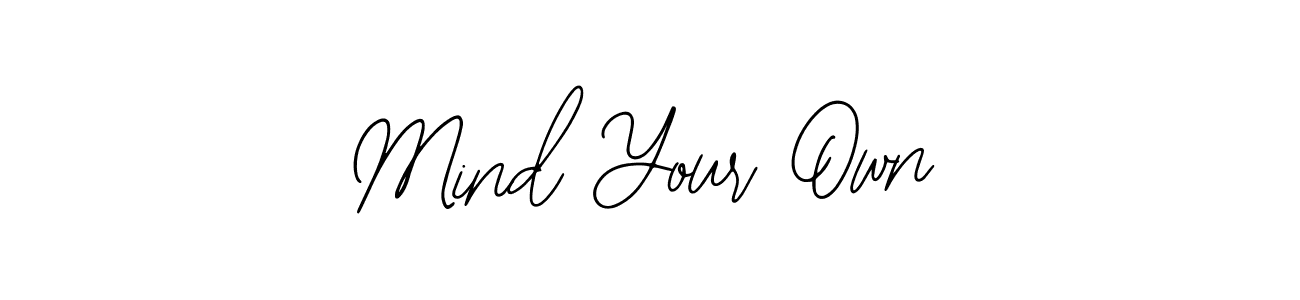 Make a beautiful signature design for name Mind Your Own. Use this online signature maker to create a handwritten signature for free. Mind Your Own signature style 12 images and pictures png