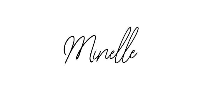How to make Minelle signature? Bearetta-2O07w is a professional autograph style. Create handwritten signature for Minelle name. Minelle signature style 12 images and pictures png