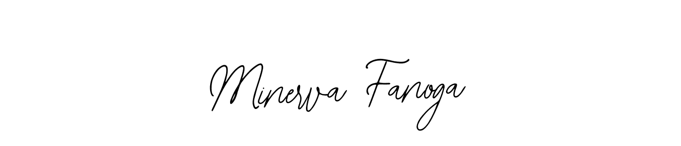 Similarly Bearetta-2O07w is the best handwritten signature design. Signature creator online .You can use it as an online autograph creator for name Minerva Fanoga. Minerva Fanoga signature style 12 images and pictures png