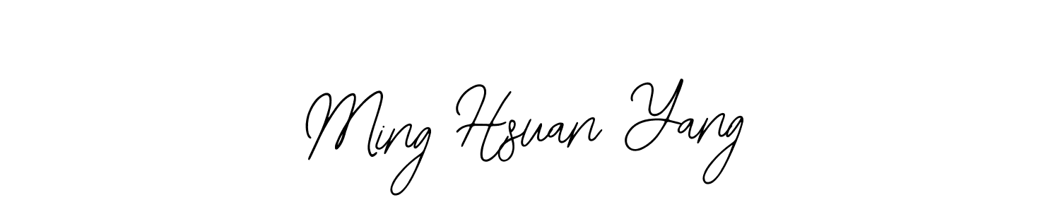 Create a beautiful signature design for name Ming Hsuan Yang. With this signature (Bearetta-2O07w) fonts, you can make a handwritten signature for free. Ming Hsuan Yang signature style 12 images and pictures png