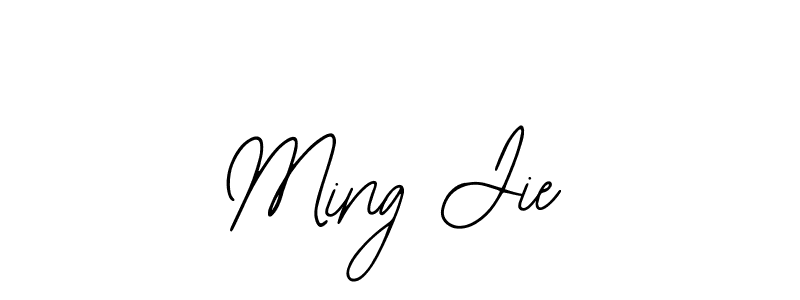 if you are searching for the best signature style for your name Ming Jie. so please give up your signature search. here we have designed multiple signature styles  using Bearetta-2O07w. Ming Jie signature style 12 images and pictures png