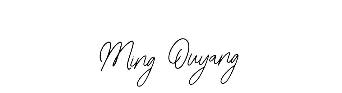 Use a signature maker to create a handwritten signature online. With this signature software, you can design (Bearetta-2O07w) your own signature for name Ming Ouyang. Ming Ouyang signature style 12 images and pictures png