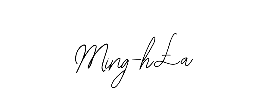 Design your own signature with our free online signature maker. With this signature software, you can create a handwritten (Bearetta-2O07w) signature for name Ming-h£a. Ming-h£a signature style 12 images and pictures png