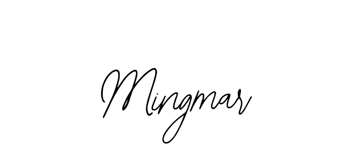 How to make Mingmar name signature. Use Bearetta-2O07w style for creating short signs online. This is the latest handwritten sign. Mingmar signature style 12 images and pictures png