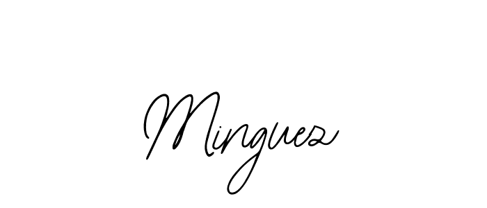 The best way (Bearetta-2O07w) to make a short signature is to pick only two or three words in your name. The name Minguez include a total of six letters. For converting this name. Minguez signature style 12 images and pictures png