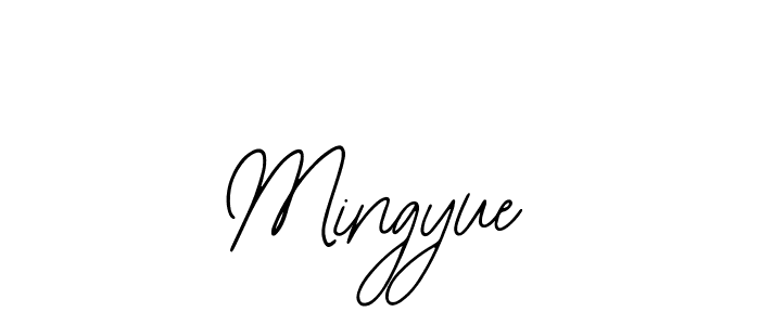 Also we have Mingyue name is the best signature style. Create professional handwritten signature collection using Bearetta-2O07w autograph style. Mingyue signature style 12 images and pictures png