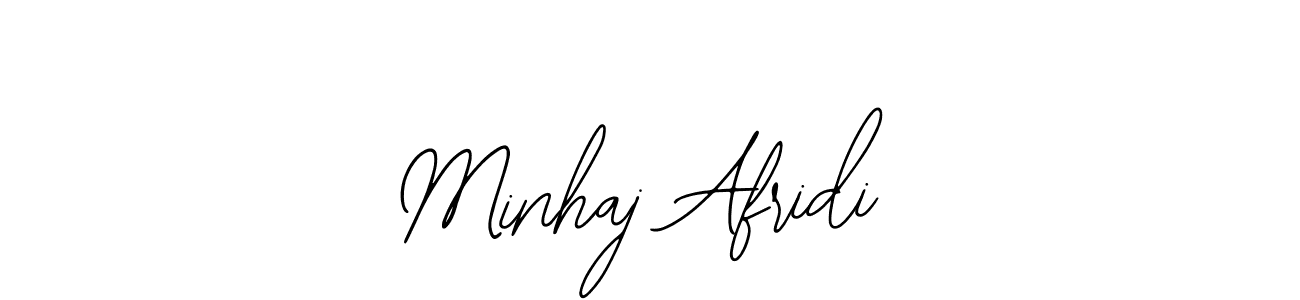 Create a beautiful signature design for name Minhaj Afridi. With this signature (Bearetta-2O07w) fonts, you can make a handwritten signature for free. Minhaj Afridi signature style 12 images and pictures png