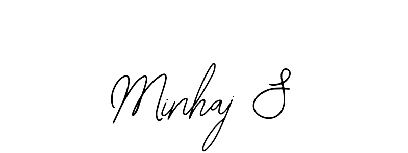 Create a beautiful signature design for name Minhaj S. With this signature (Bearetta-2O07w) fonts, you can make a handwritten signature for free. Minhaj S signature style 12 images and pictures png