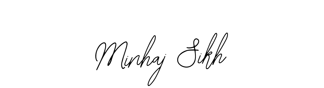 Best and Professional Signature Style for Minhaj Sikh. Bearetta-2O07w Best Signature Style Collection. Minhaj Sikh signature style 12 images and pictures png