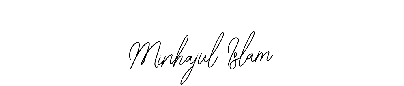Create a beautiful signature design for name Minhajul Islam. With this signature (Bearetta-2O07w) fonts, you can make a handwritten signature for free. Minhajul Islam signature style 12 images and pictures png