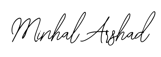 Make a beautiful signature design for name Minhal Arshad. With this signature (Bearetta-2O07w) style, you can create a handwritten signature for free. Minhal Arshad signature style 12 images and pictures png