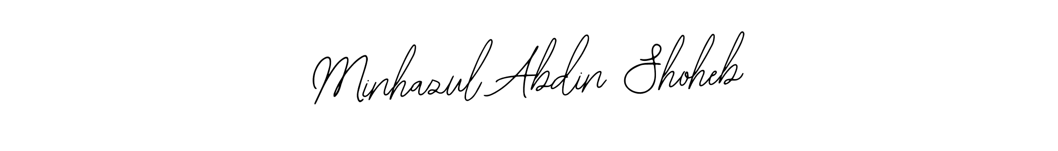 How to make Minhazul Abdin Shoheb signature? Bearetta-2O07w is a professional autograph style. Create handwritten signature for Minhazul Abdin Shoheb name. Minhazul Abdin Shoheb signature style 12 images and pictures png