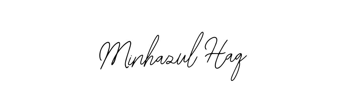 Design your own signature with our free online signature maker. With this signature software, you can create a handwritten (Bearetta-2O07w) signature for name Minhazul Haq. Minhazul Haq signature style 12 images and pictures png