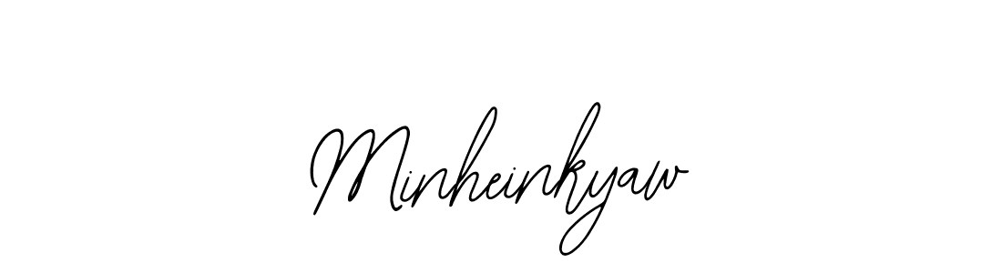 Minheinkyaw stylish signature style. Best Handwritten Sign (Bearetta-2O07w) for my name. Handwritten Signature Collection Ideas for my name Minheinkyaw. Minheinkyaw signature style 12 images and pictures png