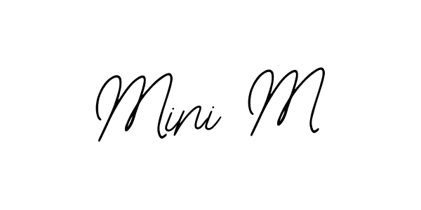 Mini M stylish signature style. Best Handwritten Sign (Bearetta-2O07w) for my name. Handwritten Signature Collection Ideas for my name Mini M. Mini M signature style 12 images and pictures png