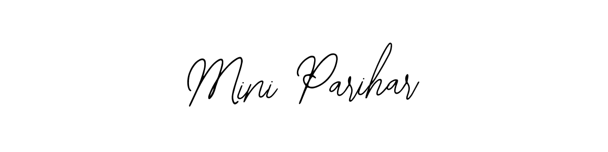 Also we have Mini Parihar name is the best signature style. Create professional handwritten signature collection using Bearetta-2O07w autograph style. Mini Parihar signature style 12 images and pictures png