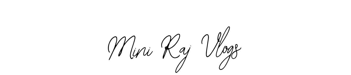 Make a beautiful signature design for name Mini Raj Vlogs. With this signature (Bearetta-2O07w) style, you can create a handwritten signature for free. Mini Raj Vlogs signature style 12 images and pictures png