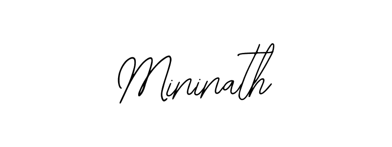 Design your own signature with our free online signature maker. With this signature software, you can create a handwritten (Bearetta-2O07w) signature for name Mininath. Mininath signature style 12 images and pictures png