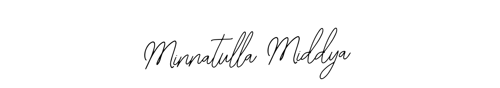 Also we have Minnatulla Middya name is the best signature style. Create professional handwritten signature collection using Bearetta-2O07w autograph style. Minnatulla Middya signature style 12 images and pictures png