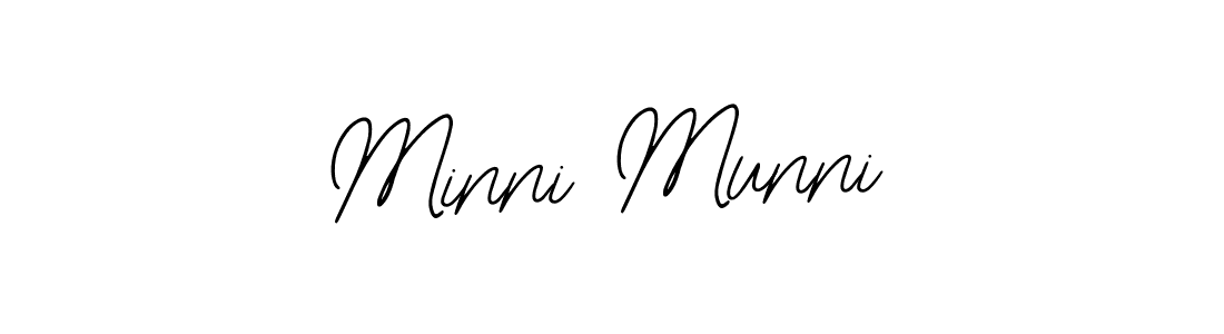 Bearetta-2O07w is a professional signature style that is perfect for those who want to add a touch of class to their signature. It is also a great choice for those who want to make their signature more unique. Get Minni Munni name to fancy signature for free. Minni Munni signature style 12 images and pictures png