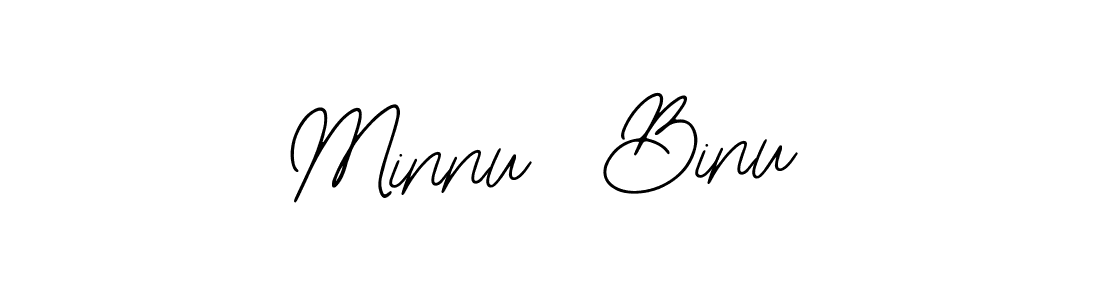 Once you've used our free online signature maker to create your best signature Bearetta-2O07w style, it's time to enjoy all of the benefits that Minnu  Binu name signing documents. Minnu  Binu signature style 12 images and pictures png