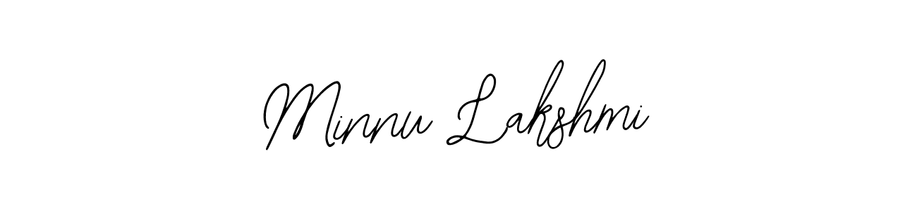 Make a short Minnu Lakshmi signature style. Manage your documents anywhere anytime using Bearetta-2O07w. Create and add eSignatures, submit forms, share and send files easily. Minnu Lakshmi signature style 12 images and pictures png
