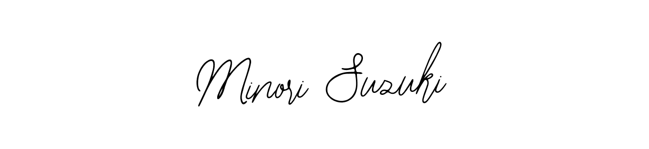 Similarly Bearetta-2O07w is the best handwritten signature design. Signature creator online .You can use it as an online autograph creator for name Minori Suzuki. Minori Suzuki signature style 12 images and pictures png