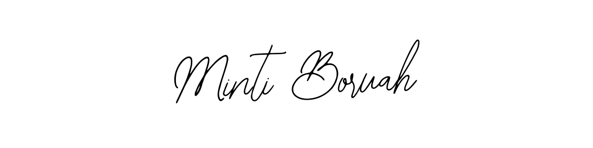 Make a beautiful signature design for name Minti Boruah. Use this online signature maker to create a handwritten signature for free. Minti Boruah signature style 12 images and pictures png