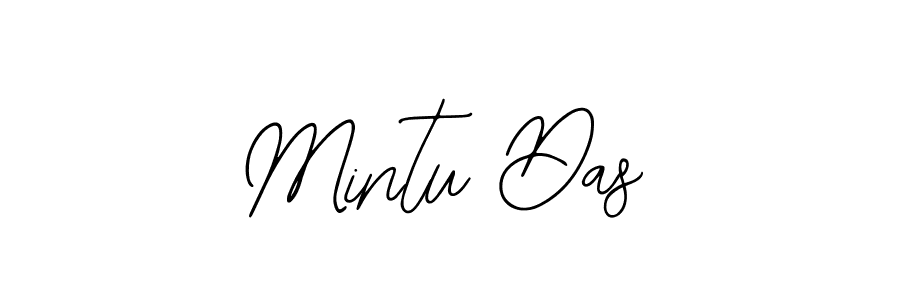 You should practise on your own different ways (Bearetta-2O07w) to write your name (Mintu Das) in signature. don't let someone else do it for you. Mintu Das signature style 12 images and pictures png