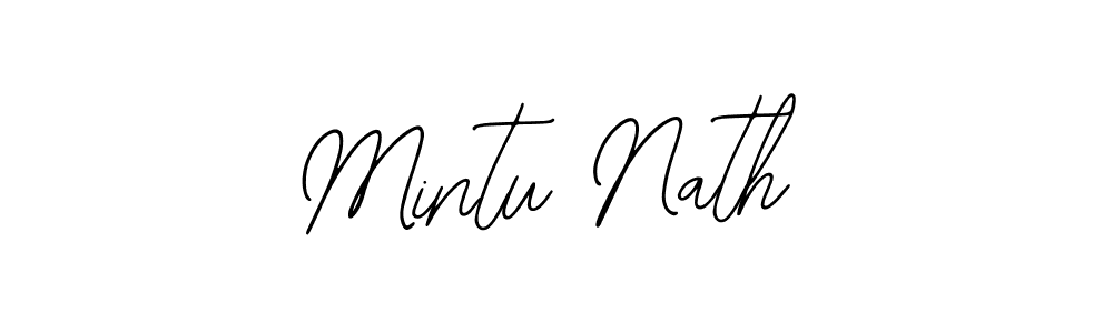 Also You can easily find your signature by using the search form. We will create Mintu Nath name handwritten signature images for you free of cost using Bearetta-2O07w sign style. Mintu Nath signature style 12 images and pictures png