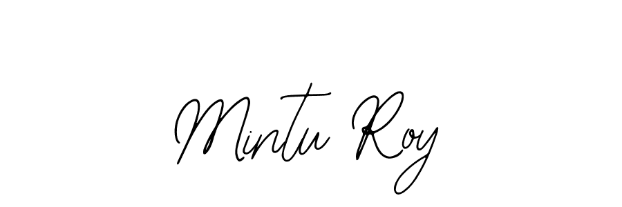 Bearetta-2O07w is a professional signature style that is perfect for those who want to add a touch of class to their signature. It is also a great choice for those who want to make their signature more unique. Get Mintu Roy name to fancy signature for free. Mintu Roy signature style 12 images and pictures png