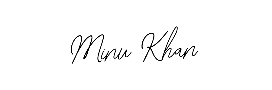 How to Draw Minu Khan signature style? Bearetta-2O07w is a latest design signature styles for name Minu Khan. Minu Khan signature style 12 images and pictures png