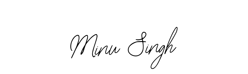 Bearetta-2O07w is a professional signature style that is perfect for those who want to add a touch of class to their signature. It is also a great choice for those who want to make their signature more unique. Get Minu Singh name to fancy signature for free. Minu Singh signature style 12 images and pictures png