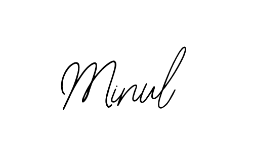 Create a beautiful signature design for name Minul. With this signature (Bearetta-2O07w) fonts, you can make a handwritten signature for free. Minul signature style 12 images and pictures png