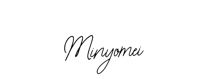 Minyomei stylish signature style. Best Handwritten Sign (Bearetta-2O07w) for my name. Handwritten Signature Collection Ideas for my name Minyomei. Minyomei signature style 12 images and pictures png