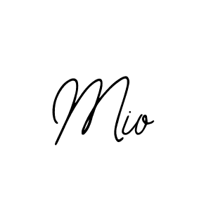 Use a signature maker to create a handwritten signature online. With this signature software, you can design (Bearetta-2O07w) your own signature for name Mio. Mio signature style 12 images and pictures png