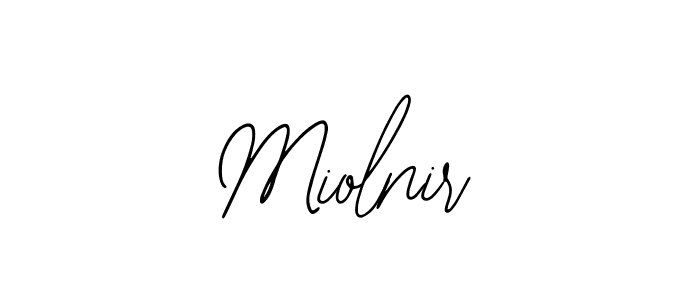 How to make Miolnir signature? Bearetta-2O07w is a professional autograph style. Create handwritten signature for Miolnir name. Miolnir signature style 12 images and pictures png