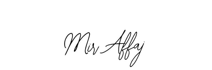 How to make Mir Affaj name signature. Use Bearetta-2O07w style for creating short signs online. This is the latest handwritten sign. Mir Affaj signature style 12 images and pictures png