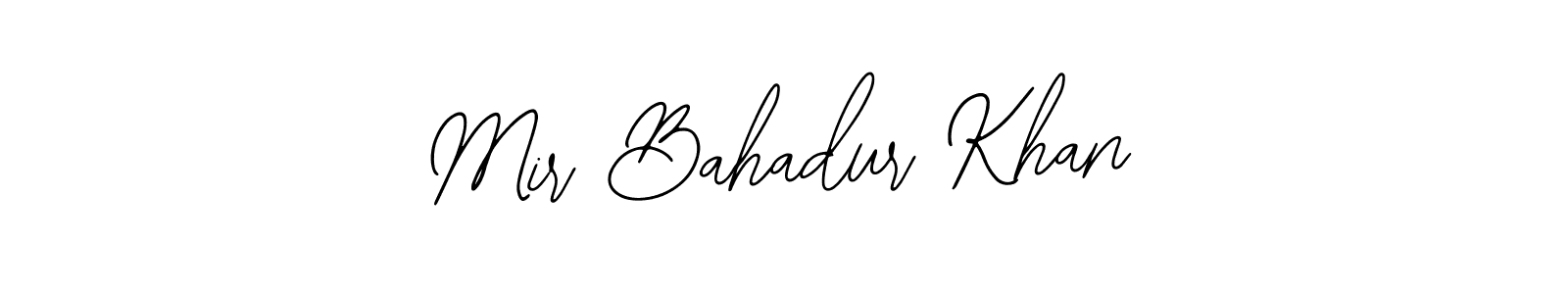 Create a beautiful signature design for name Mir Bahadur Khan. With this signature (Bearetta-2O07w) fonts, you can make a handwritten signature for free. Mir Bahadur Khan signature style 12 images and pictures png