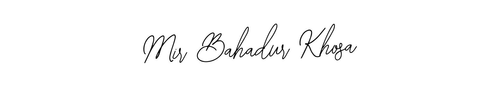 Use a signature maker to create a handwritten signature online. With this signature software, you can design (Bearetta-2O07w) your own signature for name Mir Bahadur Khosa. Mir Bahadur Khosa signature style 12 images and pictures png