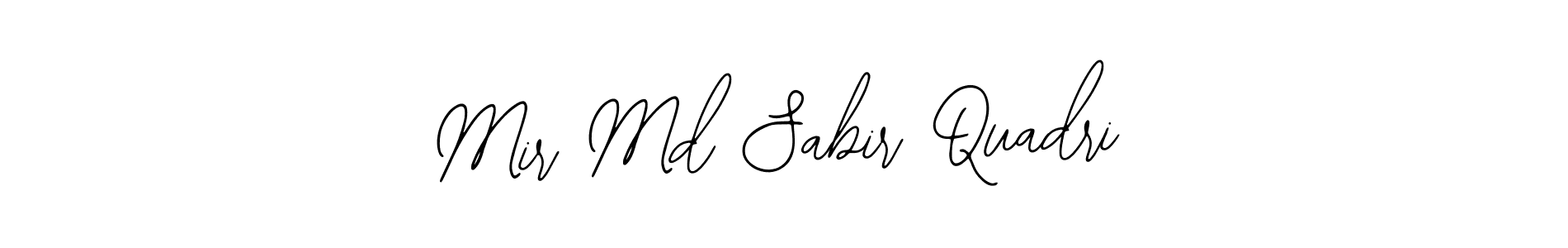 Use a signature maker to create a handwritten signature online. With this signature software, you can design (Bearetta-2O07w) your own signature for name Mir Md Sabir Quadri. Mir Md Sabir Quadri signature style 12 images and pictures png