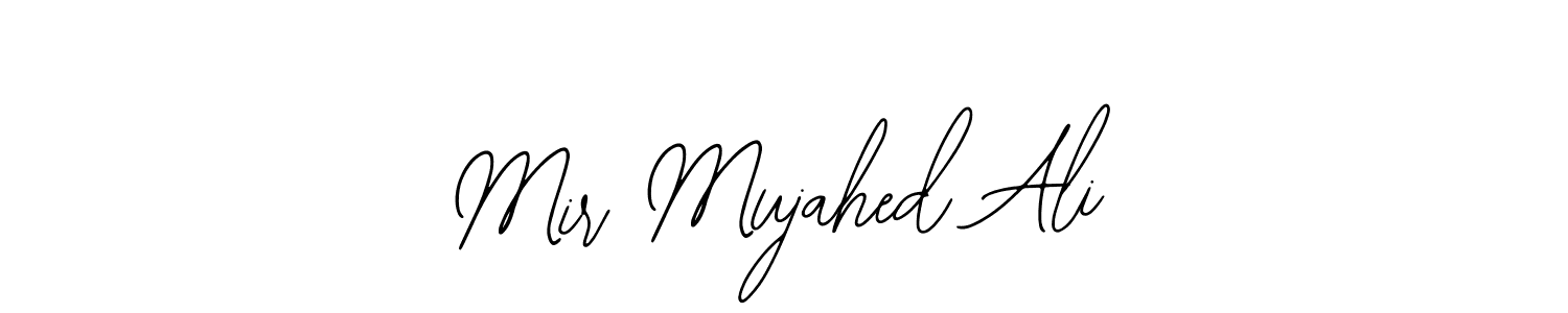 Also You can easily find your signature by using the search form. We will create Mir Mujahed Ali name handwritten signature images for you free of cost using Bearetta-2O07w sign style. Mir Mujahed Ali signature style 12 images and pictures png