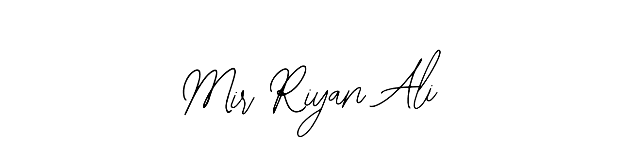 Similarly Bearetta-2O07w is the best handwritten signature design. Signature creator online .You can use it as an online autograph creator for name Mir Riyan Ali. Mir Riyan Ali signature style 12 images and pictures png