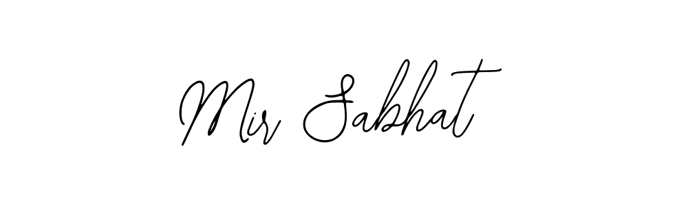 Create a beautiful signature design for name Mir Sabhat. With this signature (Bearetta-2O07w) fonts, you can make a handwritten signature for free. Mir Sabhat signature style 12 images and pictures png